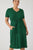 שמלת רגלן פסים ירוק נייבי