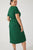 שמלת רגלן פסים ירוק נייבי