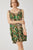 שמלת מונקו מנומר ירוק/חרדל
