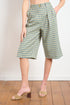 מכנסי אלבה משובץ ירוק